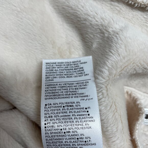 ATHLETA RECOVER COZY SNAP FRONT SWEATSHIRT CHANTILLY CREAM WOMENS M PULLOVER - Picture 9 of 11